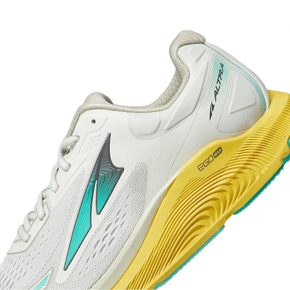 ALTRA Grey/yellow Men's Paradigm 6 Running Sneakers - Picture 5 of 6